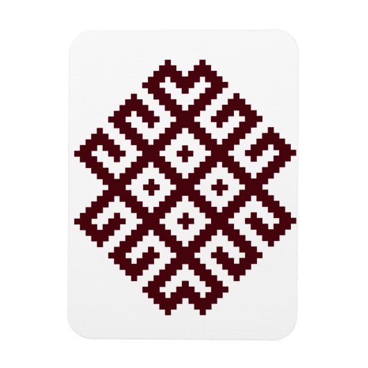 Ancient Nordic Latvian, Litouws symbool Magneet (Verticaal)