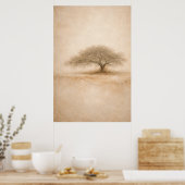 Ancient Oak | Southern Oak Tree Wall Art | Poster (Cuisine)