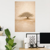 Ancient Oak | Southern Oak Tree Wall Art | Poster (Bureau à domicile)
