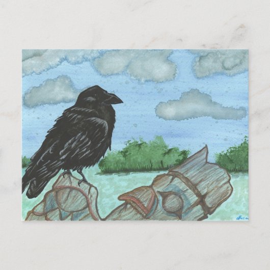 "Ancient Perch" Briefkaart (Voorkant)