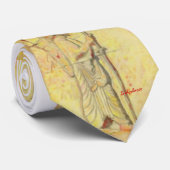 Ancient Persian Pathian Warrior Stropdas van S Amb (Opgerold)