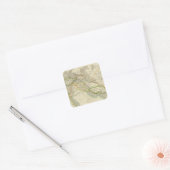 Ancient Perzisch Rijk Vierkante Sticker (Envelop)