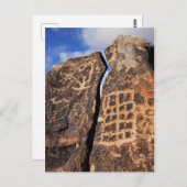 Ancient Petroglyph Briefkaart (Voorkant / Achterkant)