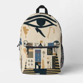Ancient Print Backpack Bedrukte Rugzak