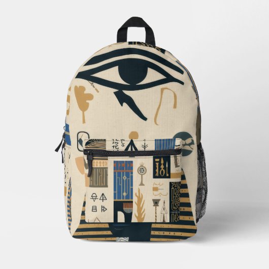 Ancient Print Backpack Bedrukte Rugzak (Voorkant)