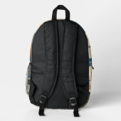 Ancient Print Backpack Bedrukte Rugzak (Achterkant)