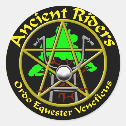 Ancient Riders 3 in. Sticker (Voorkant)