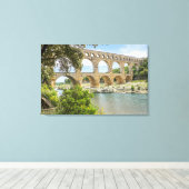 Ancient Roman Aqueduct Canvas Afdruk (Insitu (Houten vloer))