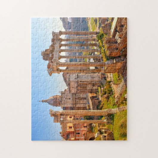 Ancient Roman City Jigzaag Puzzle Legpuzzel (Verticaal)