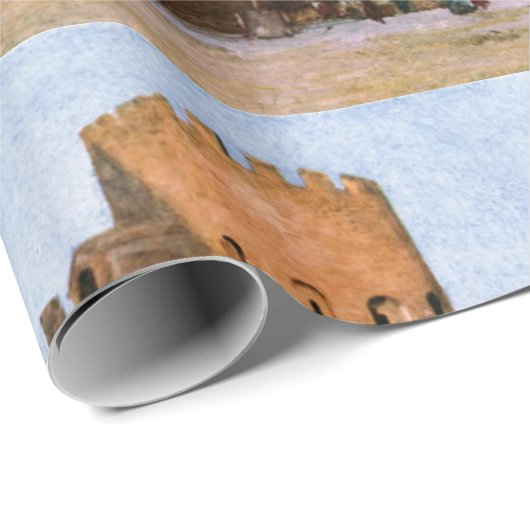 Ancient Roman Historic Architecture Cadeaupapier (Rol Hoek)