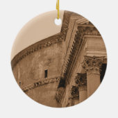Ancient Roman Pantheon kerstversiering Keramisch Ornament (Achterkant)