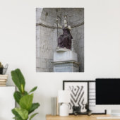 Ancient Roman Statue in Italië Poster (Thuiskantoor)