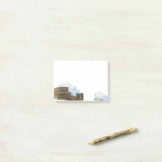 Ancient Rome Blue Hydrangea Note Pad (Op bureau)