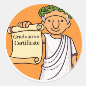 Ancient Rome Graduation Sticker Julius Caesar (Devant)