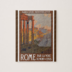 Ancient Rome Travel Advertisement Paining Legpuzzel