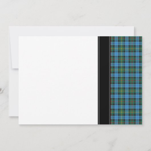 Ancient Smith Tartan Weddenschap Kaart (Achterkant)