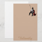 Ancient Spartan Warrior Briefpapier (Voorkant / Achterkant)