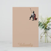 Ancient Spartan Warrior Briefpapier (Staand voorkant)