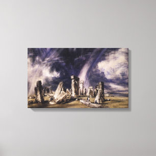 Ancient Stonehenge Monument (door John Constable) Canvas Afdruk