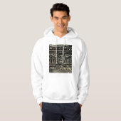 Ancient Sumerian Mesopotamian Pattern Hoodie (Voorkant volledig)