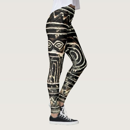 Ancient Sumerian Mesopotamian Pattern Leggings (Rechts)
