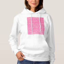 Ancient Sumerian Mesopotamian Pattern roze Hoodie