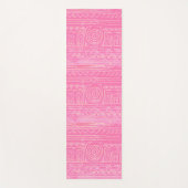 Ancient Sumerian Mesopotamian Pattern roze Yogamat (Voorkant)