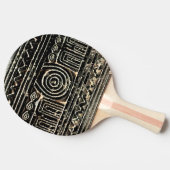 Ancient Sumerian Mesopotamian Pattern Tafeltennisbatje (Zijkant)