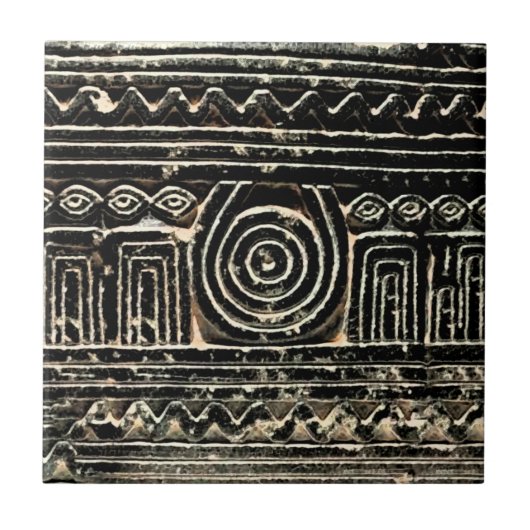 Ancient Sumerian Mesopotamian Pattern Tegeltje (Voorkant)