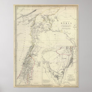 Ancient Syrië aan Sinai Poster