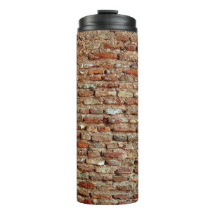 Ancient Textured Brick Wall van Lal Killa Indiaage Thermosbeker
