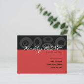 ANCIENT TREE Bar Bat Mitzvah Reply Card2 RSVP Kaartje (Staand voorkant)