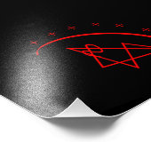 Ancient 'Truth' Sigil Foto Afdruk (Hoek)