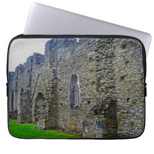 Ancient Tstage Abbey, klooster van Cistercian, Wal Laptop Sleeve