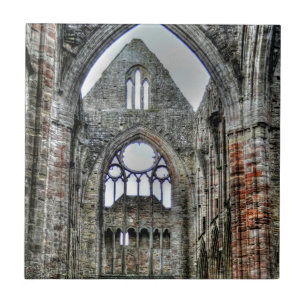 Ancient Tstage Abbey, klooster van Cistercian, Wal Tegeltje