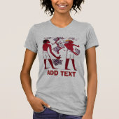 Ancient Vineyard, Wineaux, bewerkt tekst T-shirt (Voorkant)