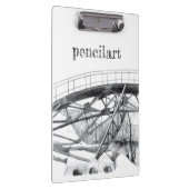 Ancient voetbrugpencilart klembord (Rechts)