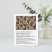 Ancient Wari Stepped Diamond Motif Briefkaart (Staand voorkant)