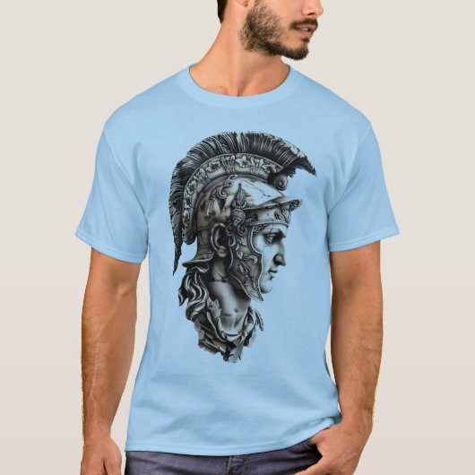 🏛️🎨 Ancient Warrior Art 🛡️ T-shirt (Voorkant)