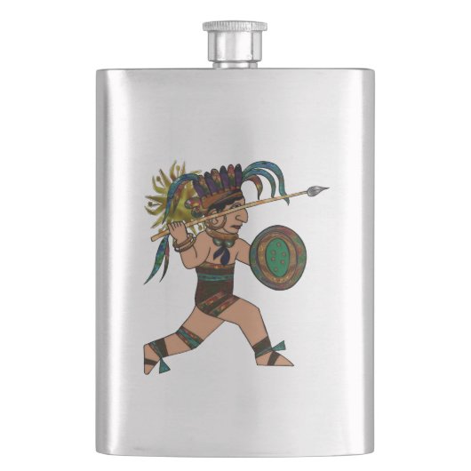 Ancient Warrior Native American Heupfles (Voorkant)