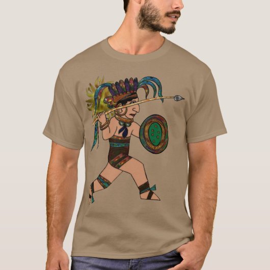 Ancient Warrior Native American T-shirt (Voorkant)