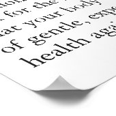 Ancient Wisdom Acupuncture Wall Art Wall Chart Poster (Hoek)