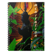 Ancient Wisdom Buddha Meditation Spiral Notitieboe