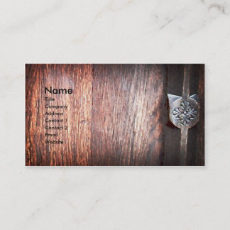 Ancient Wood, sjabloon voor visitekaartjes