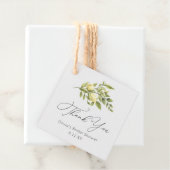 Anciënte citroen bedankkaartje bedankjes labels (In situ)