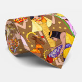 ANCIËNTE EGYPTISCHE MOTIF STROPDAS (Opgerold)