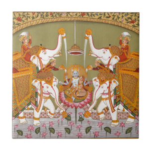 ANCIENTE INDIASE BETALINGSLORD VISHNU HINDU DEITY TEGELTJE