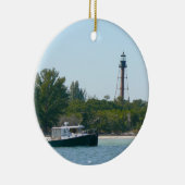 Anclote Key Lighthouse Keramisch Ornament (Rechts)