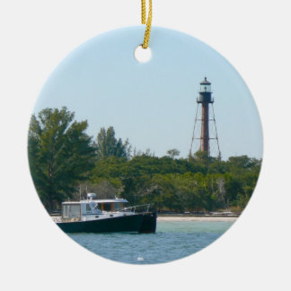 Anclote Key Lighthouse Keramisch Ornament