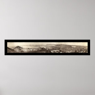 Ancon Amador Panama Foto 1930 Poster